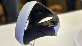 Close-up of the Playstation VR2 Sense controller