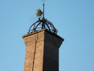 The top of the chimney at Wardenclyffe