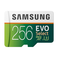 Samsung Evo Select 256GB microSD:  was $50 now $26 @ Amazon