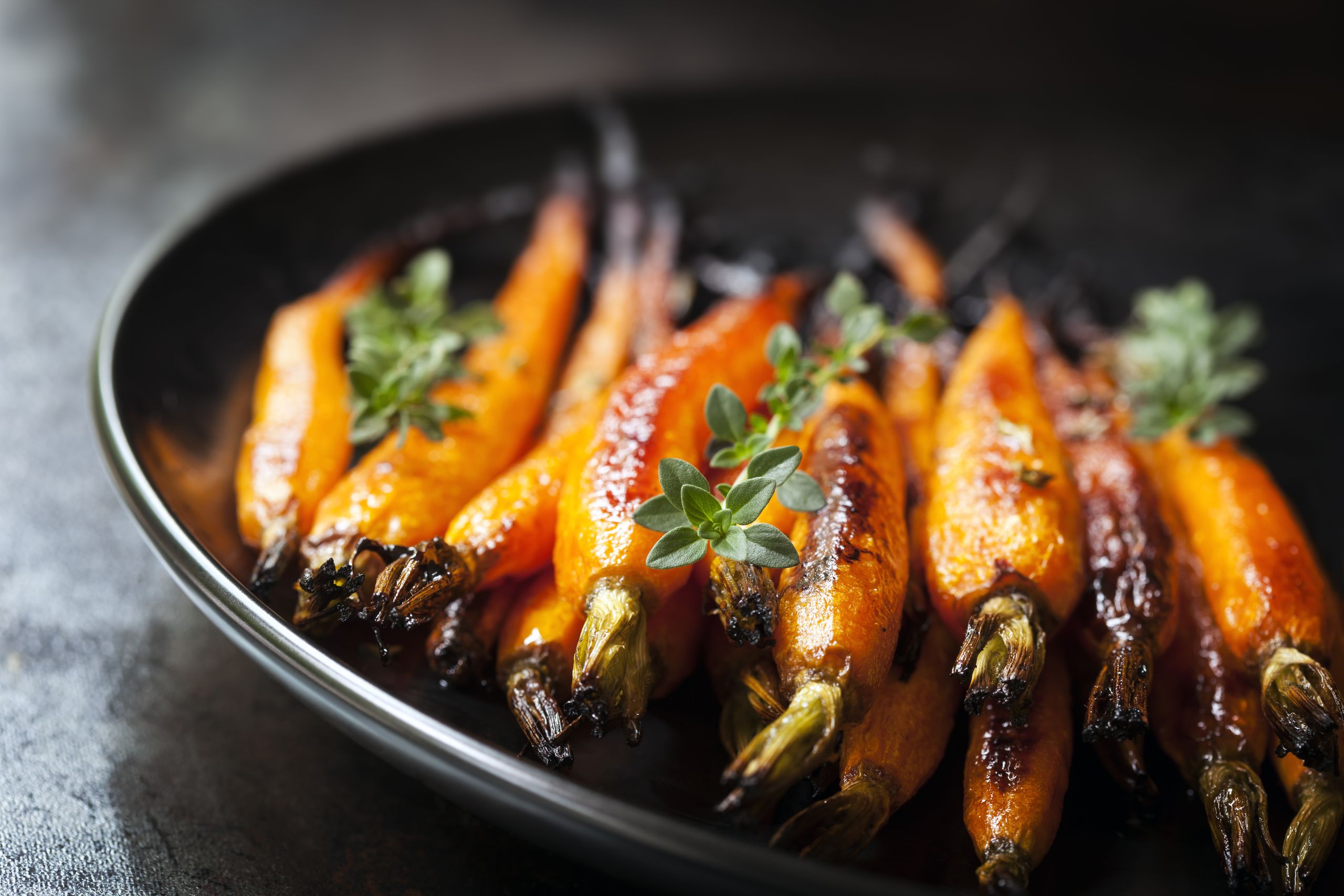 Roast carrots
