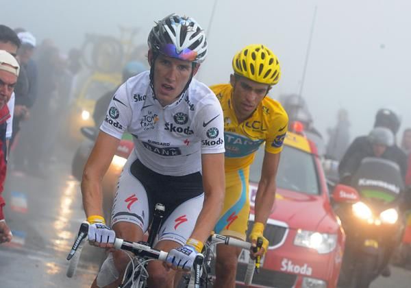 The Andy and Alberto show on the Tourmalet.