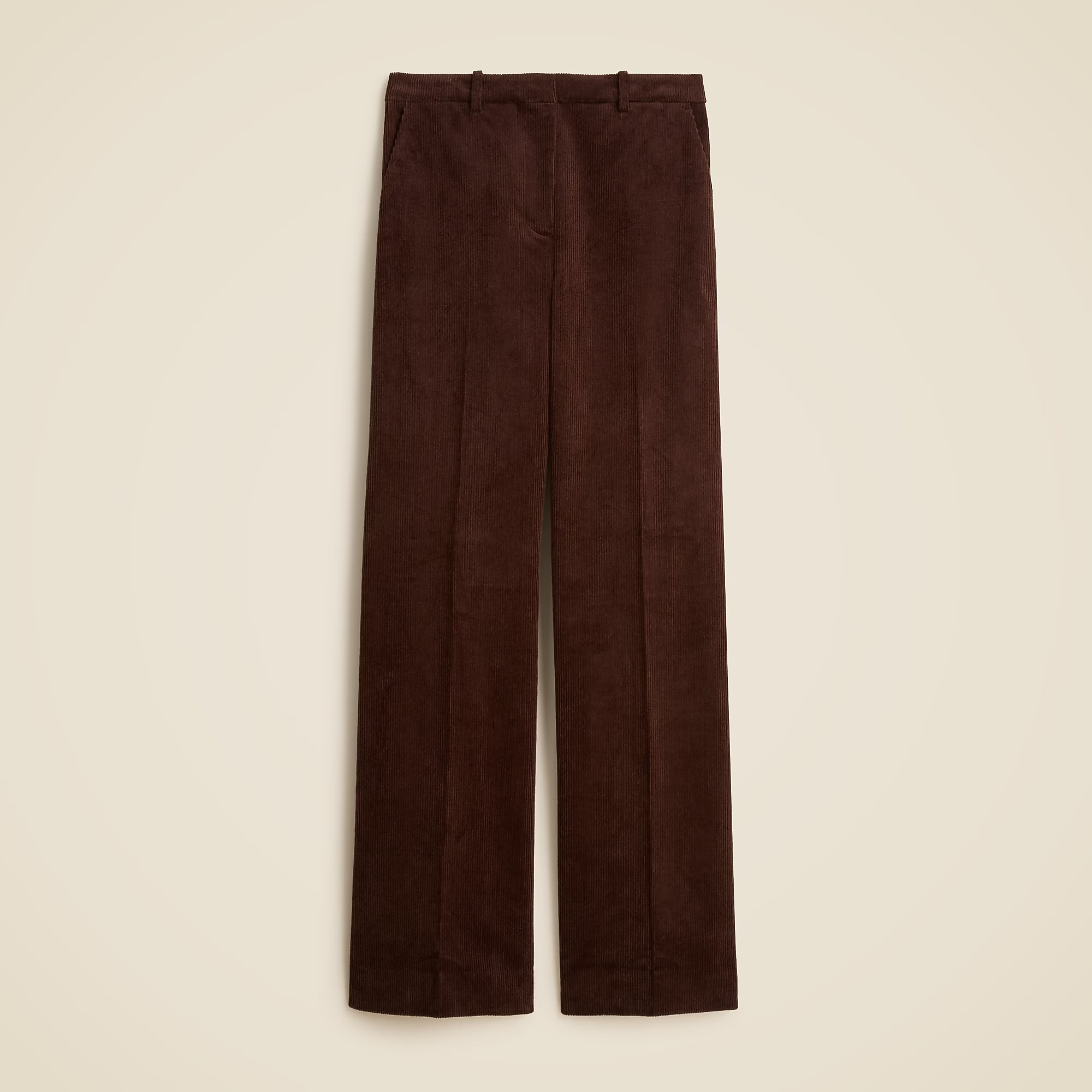 Wide-Leg Trouser in Stretch Corduroy