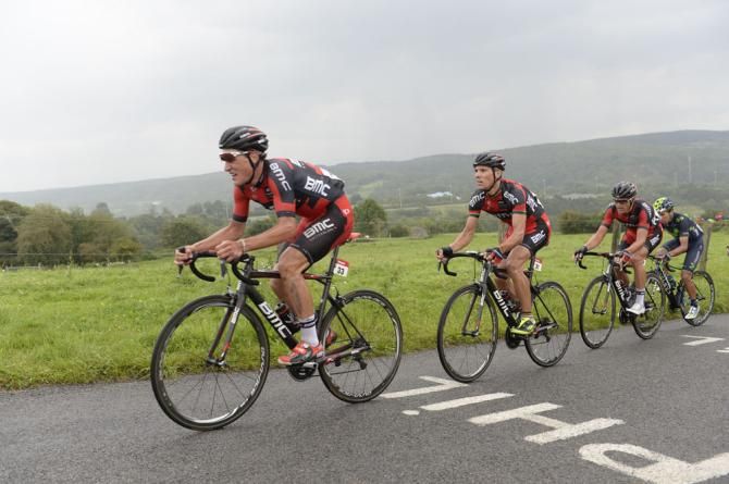 BMC set the pace at the front of the peloton
