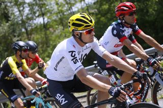 Mikel Landa in the peloton at the Tour de France