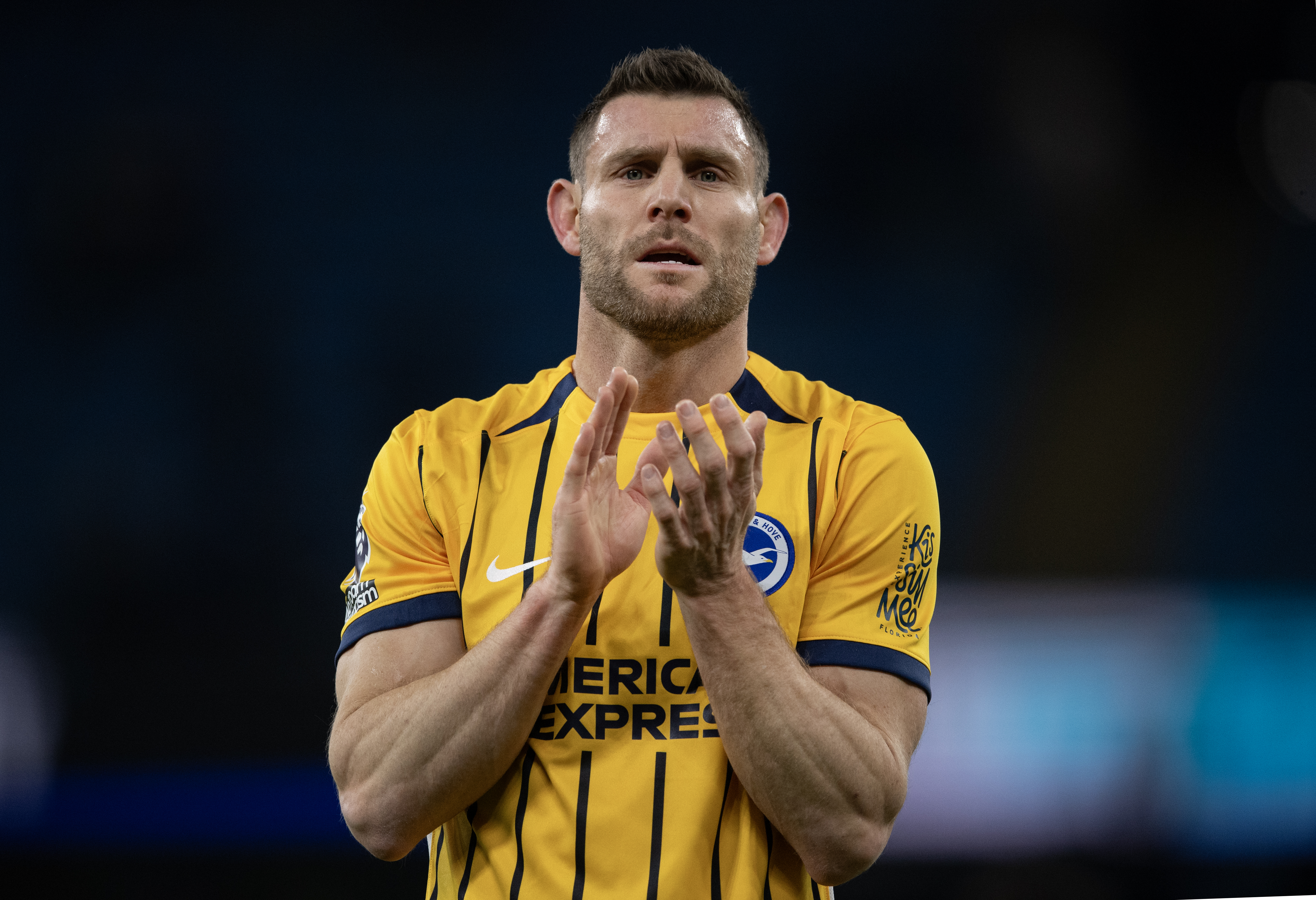 James Milner in Brighton kit