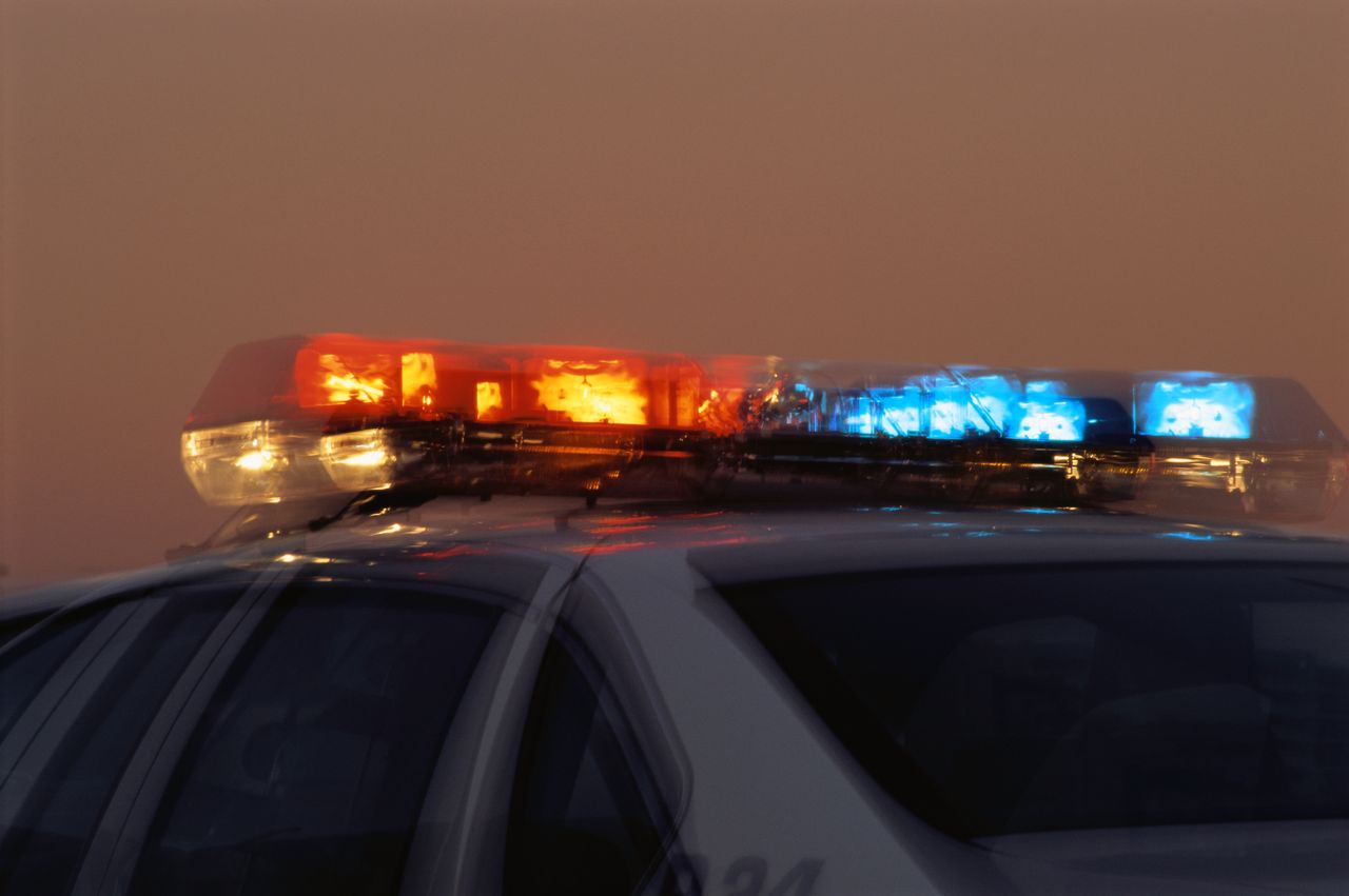 Light Bar on Police Car