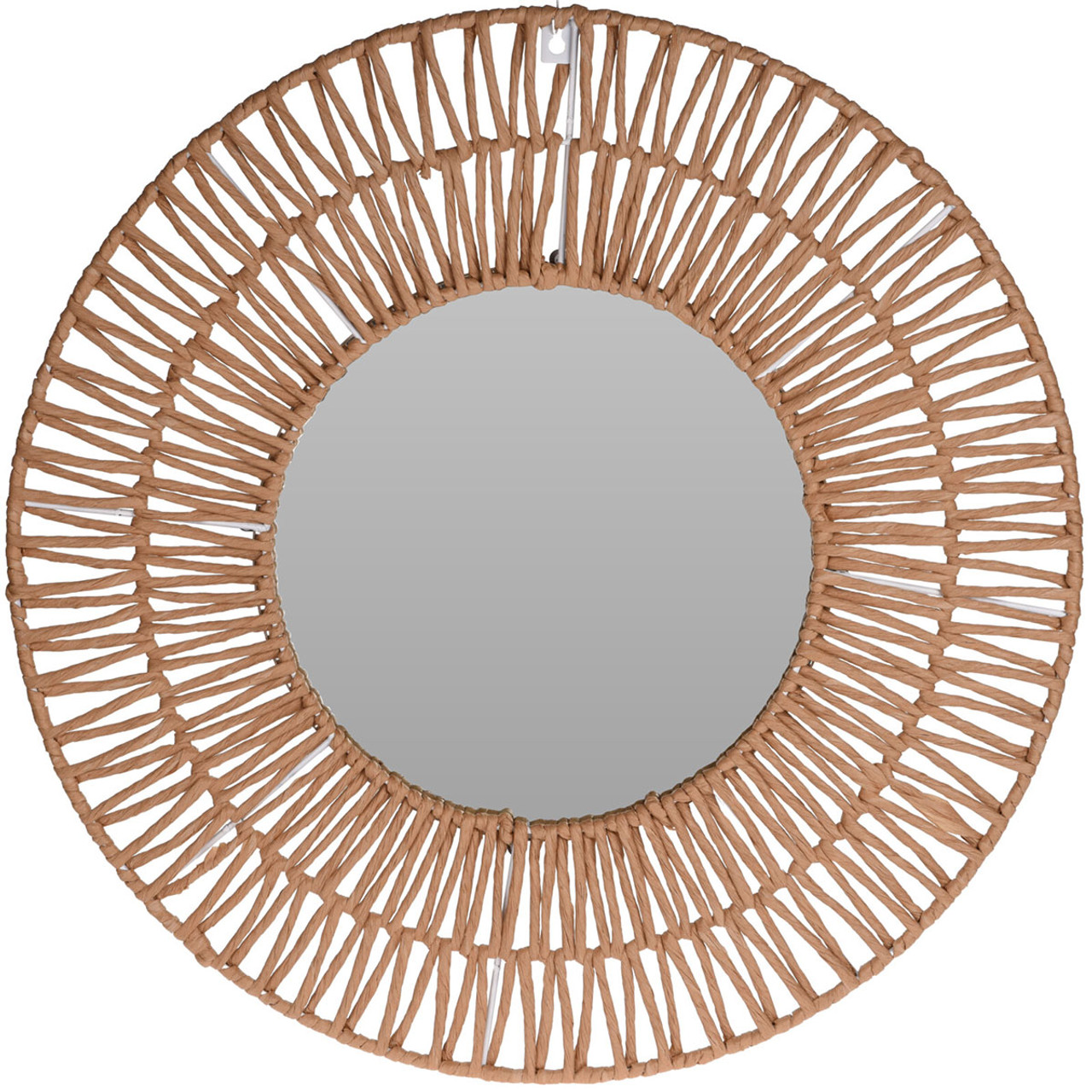 Round Braided Mirror - 58cm