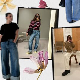 The Coolest Jean Style in Paris Right Now | Who What Wear