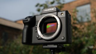 Fujifilm GFX 100 II camera sensor in the sun