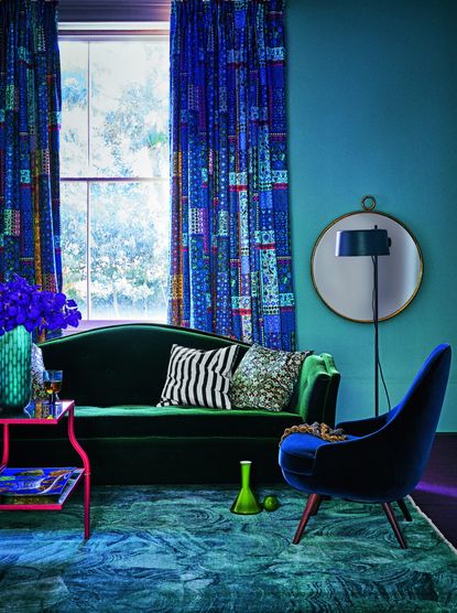 Bold Oriental Print Interiors