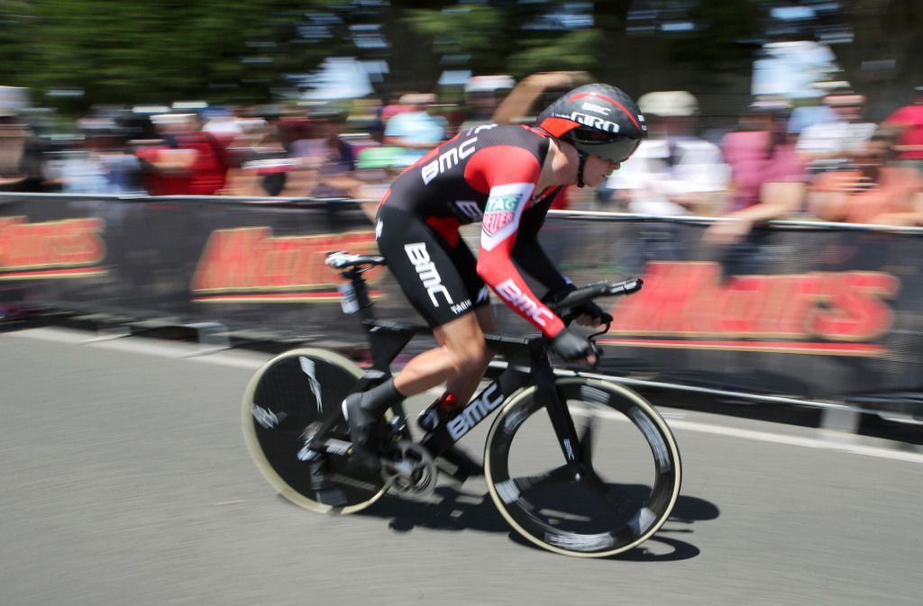 Rohan Dennis (BMC) leaves the start house