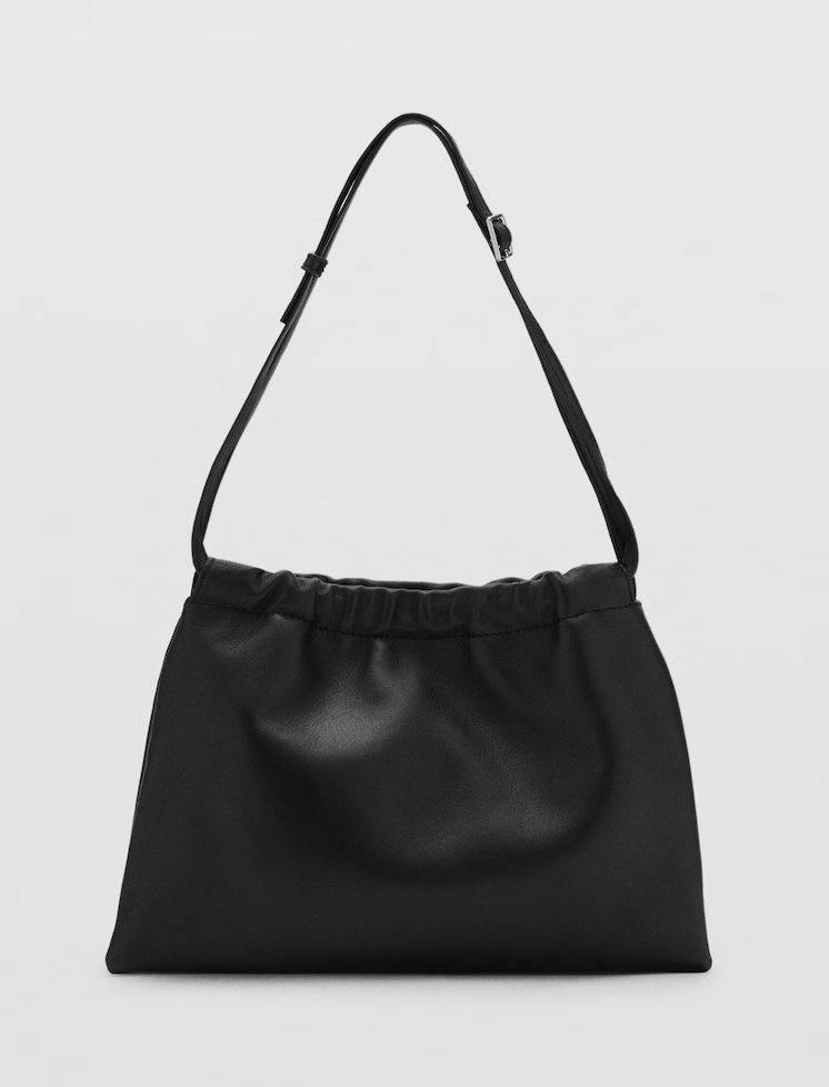 MANGO, Sack-Style Leather Bag - Women | Mango Usa