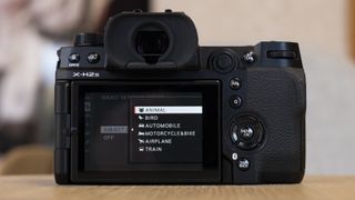 L'écran arrière de l'appareil photo Fujifilm X-H2S