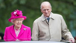 Queen Elizabeth II and Prince Philip, Duke of Edinburgh during "The Patron's Lunch" celebrations