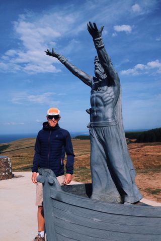 Images of David Bradford riding the Irish coast