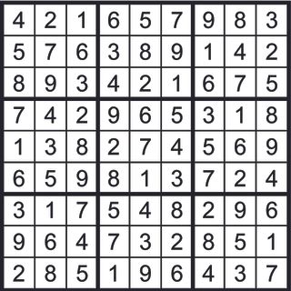 Sudoku solution