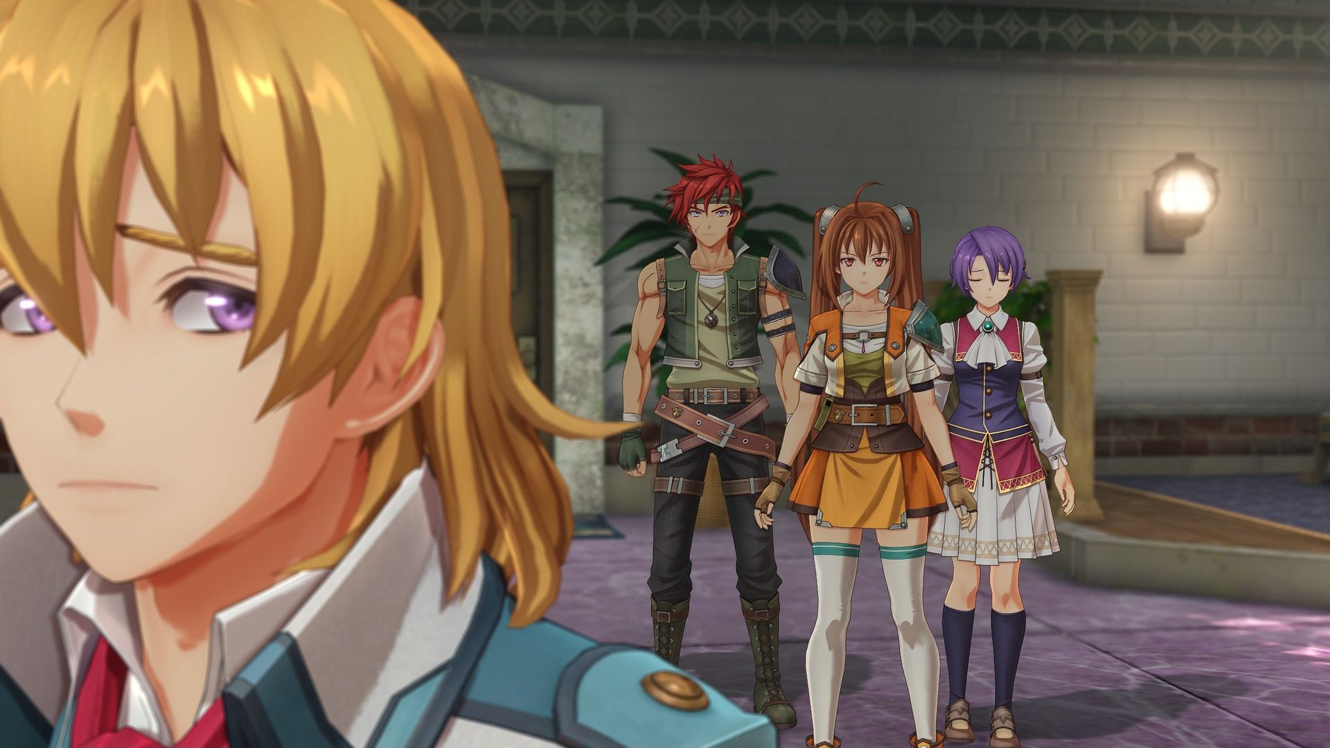 Trails in the Sky 2nd Chapter - Olivier being scared of Estelle