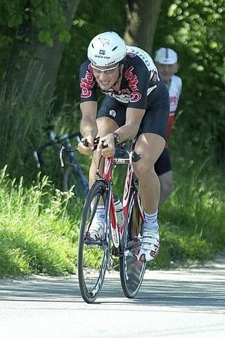 Tom Boonen on his way to victory in 2005