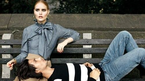 Couple on Park Bench