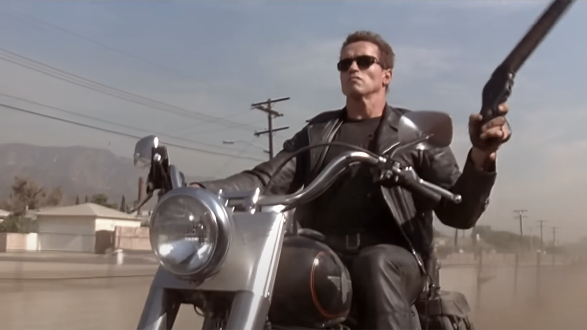 Cocking the shotgun in Terminator 2: Judgment Day