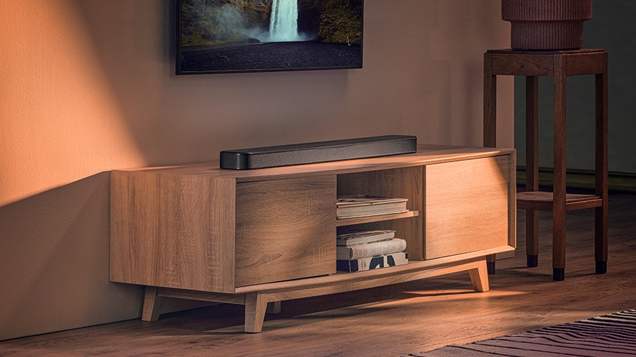 JBL Bar 300MK2 soundbar in living room setting