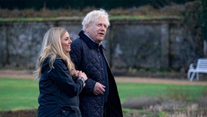 Boris and Carrie Johnson as portrayed in This England 