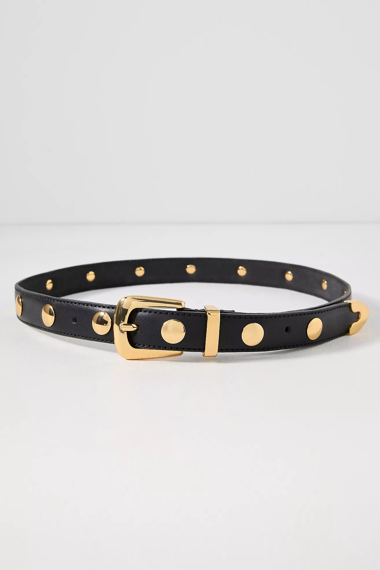 By Anthropologie Studded Western Belt