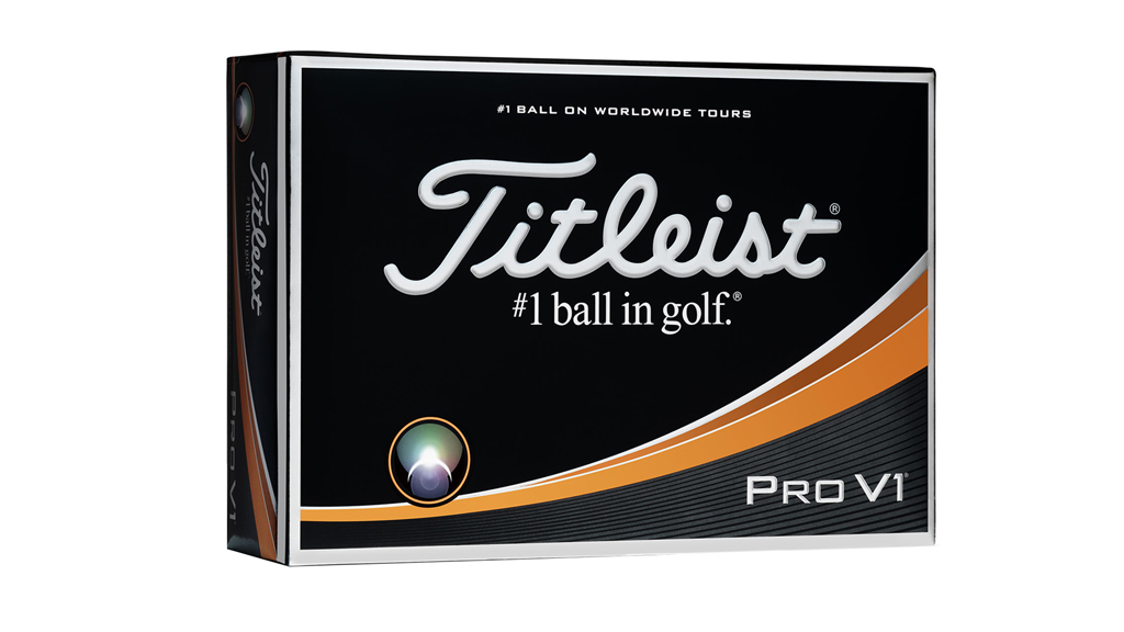 Titleist Pro V1 12 on white background