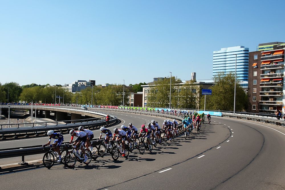 The peloton in action during stage 3 of the Giro d'Italia
