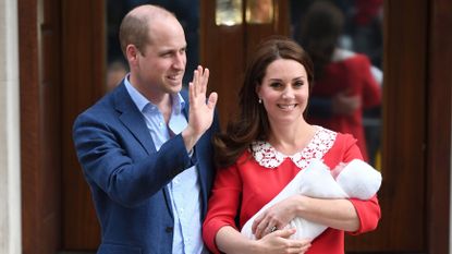 Kate Middleton, Prince William and their new baby