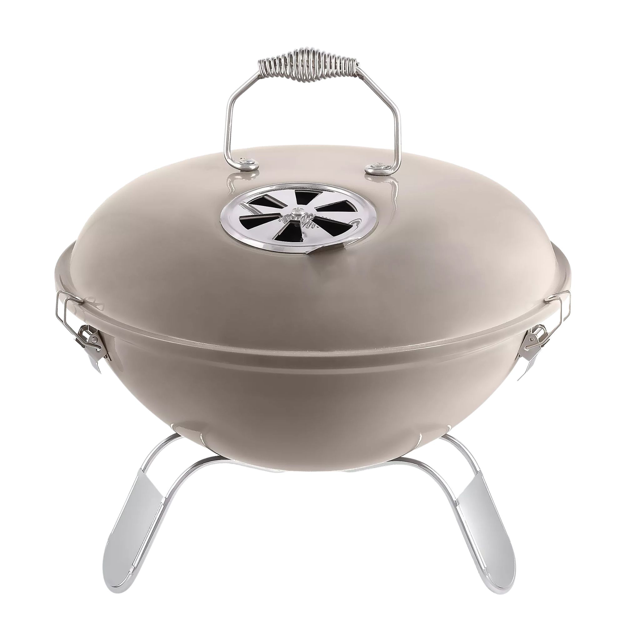 John Lewis, John Lewis Portable Charcoal Bbq, Cool Grey