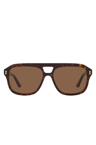 Gc002033 Gg1263s Rectangle-Frame Acetate Sunglasses