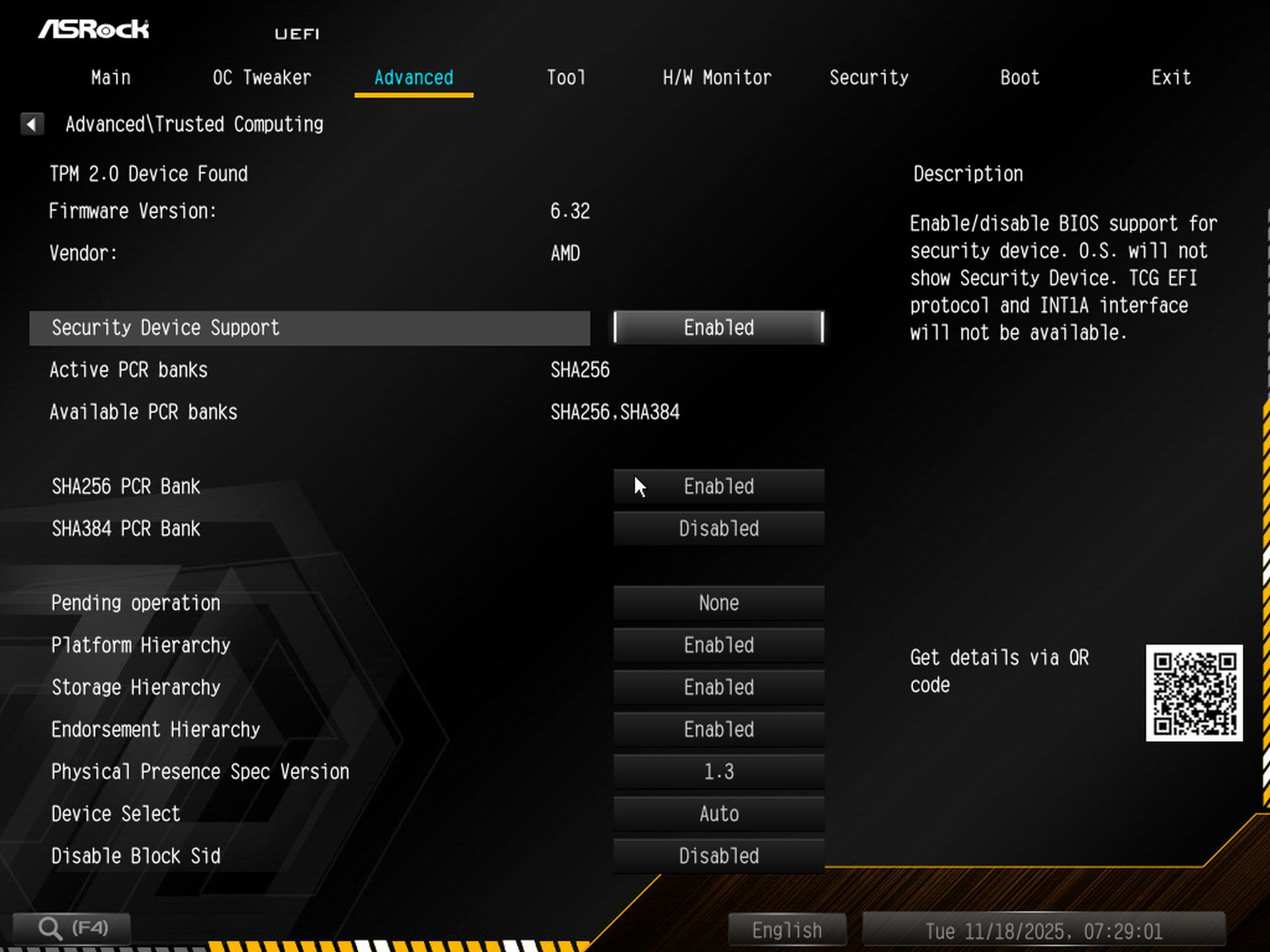 ASRock X870E Taichi OCF - BIOS