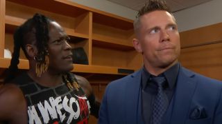 R-truth feels betrayed by The Miz on Monday Night Raw