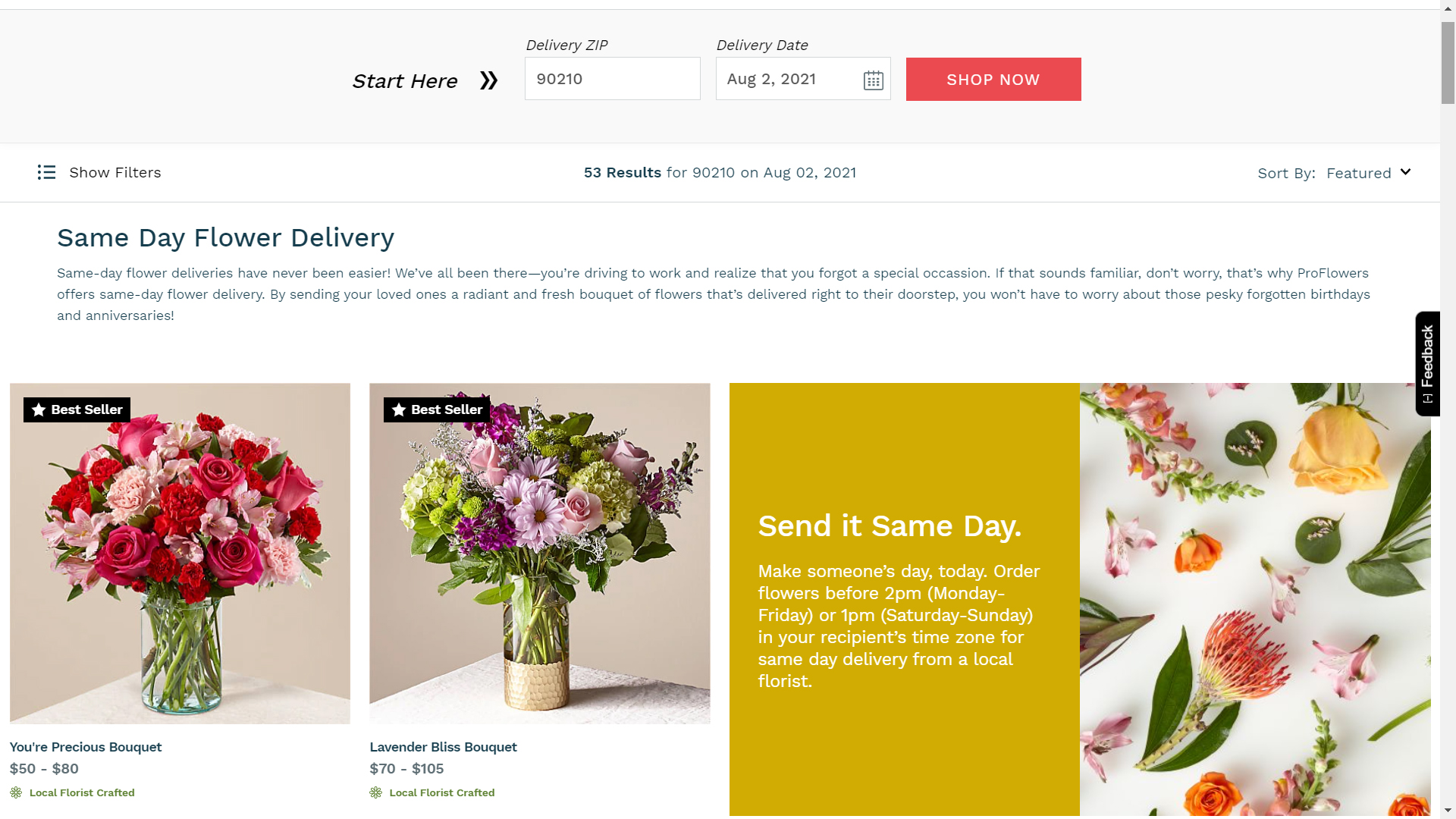 ProFlowers review Top Ten Reviews