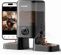 oneisall  Automatic Cat Feeder with Camera for 2 Cats