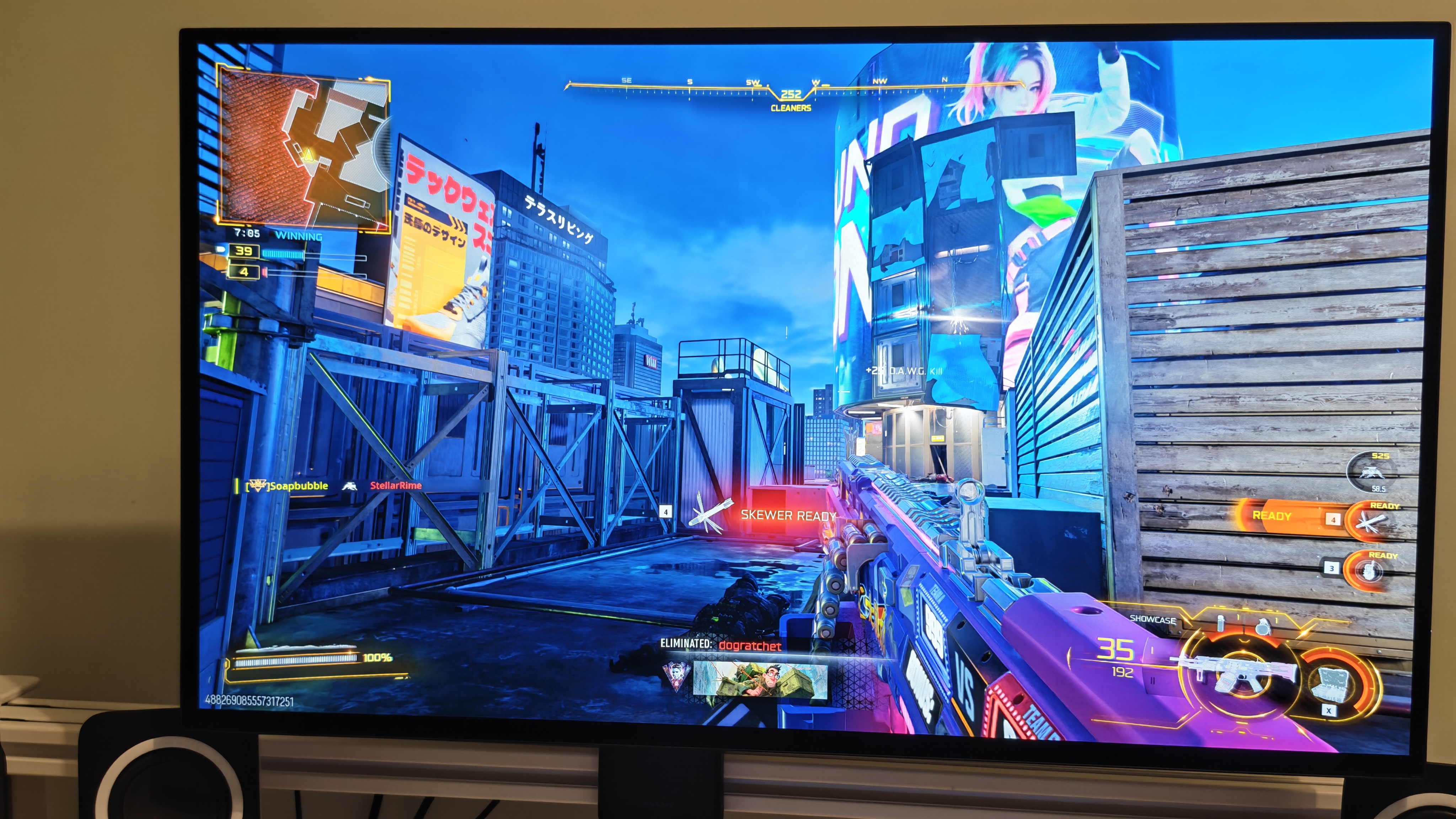 The Sony Inzone M10S 2 monitor at a desk setup.