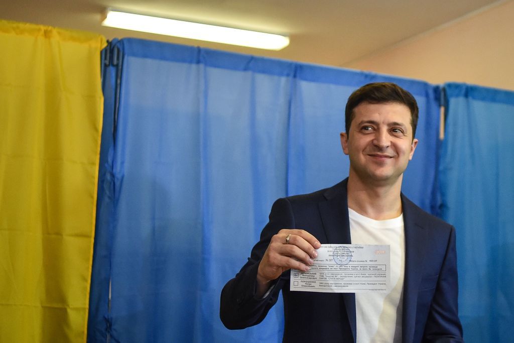 Volodymyr Zelensky.