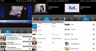 The Bell TV mobile app for Android