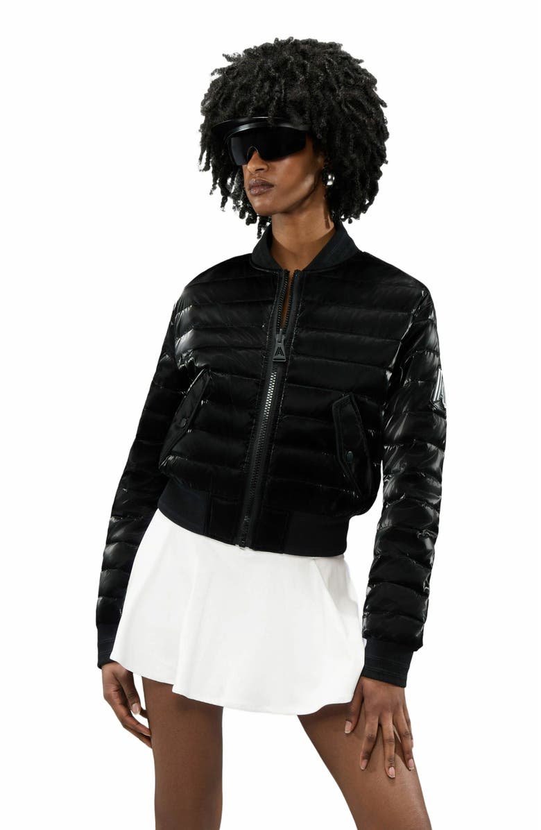 Women&#039;s Cluza Reversable Quilted Bomber Jacket