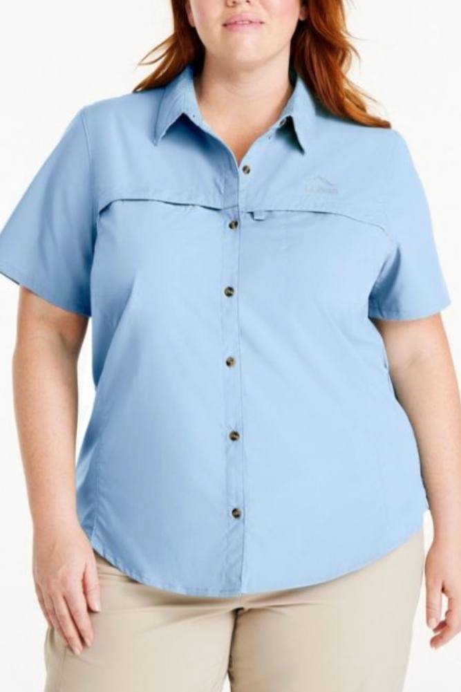 L.L.Bean, Women&#039;s Tropicwear Shirt, Short-Sleeve