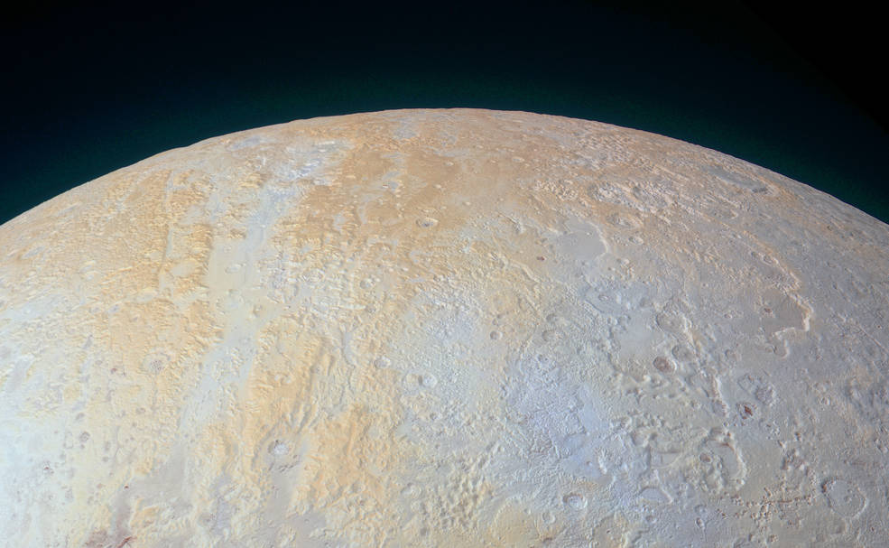 Pluto&#039;s North Pole Canyons