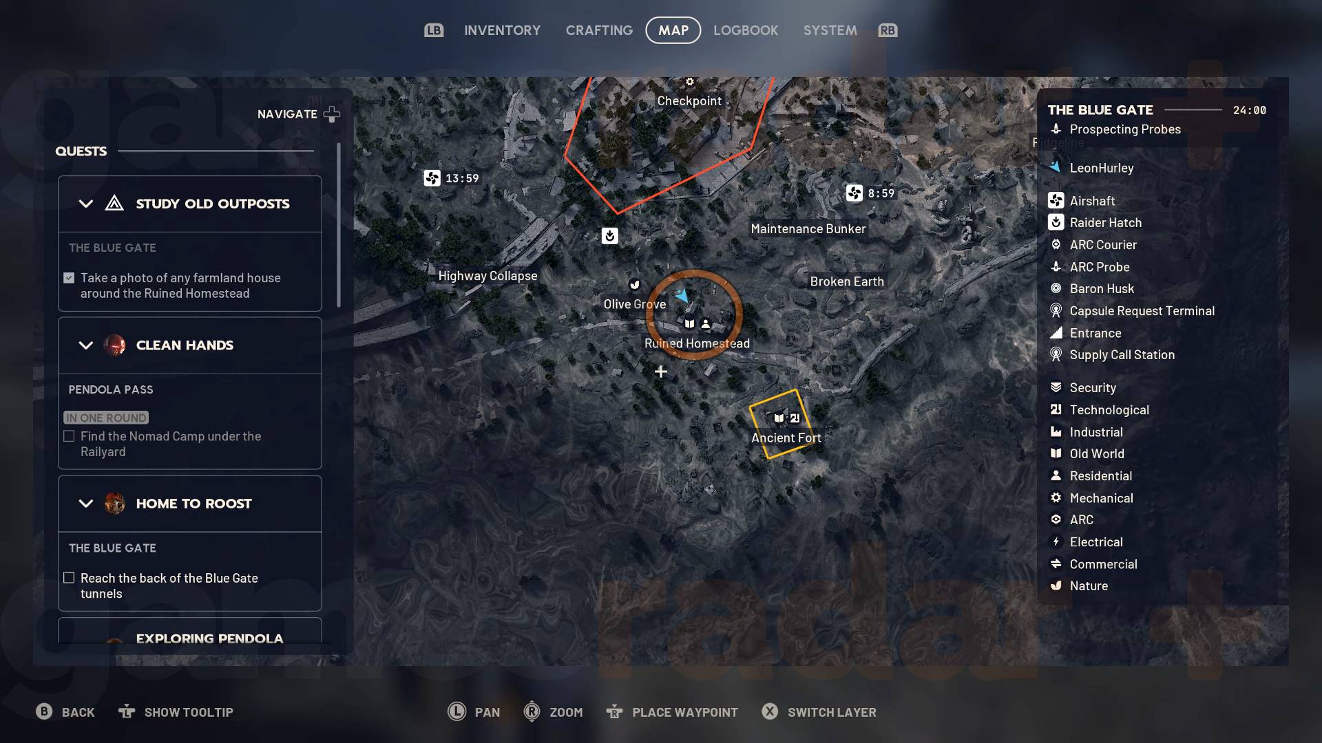 arc raiders ruined homestead map location