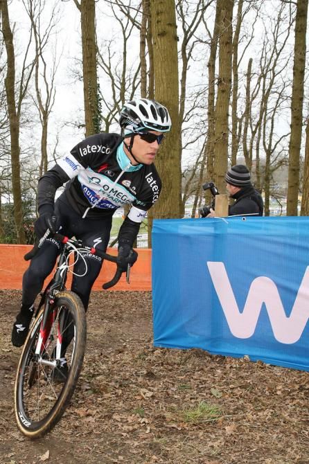 Zdenek Stybar previews the cyclo-cross Worlds course in Hoogerheide, Netherlands