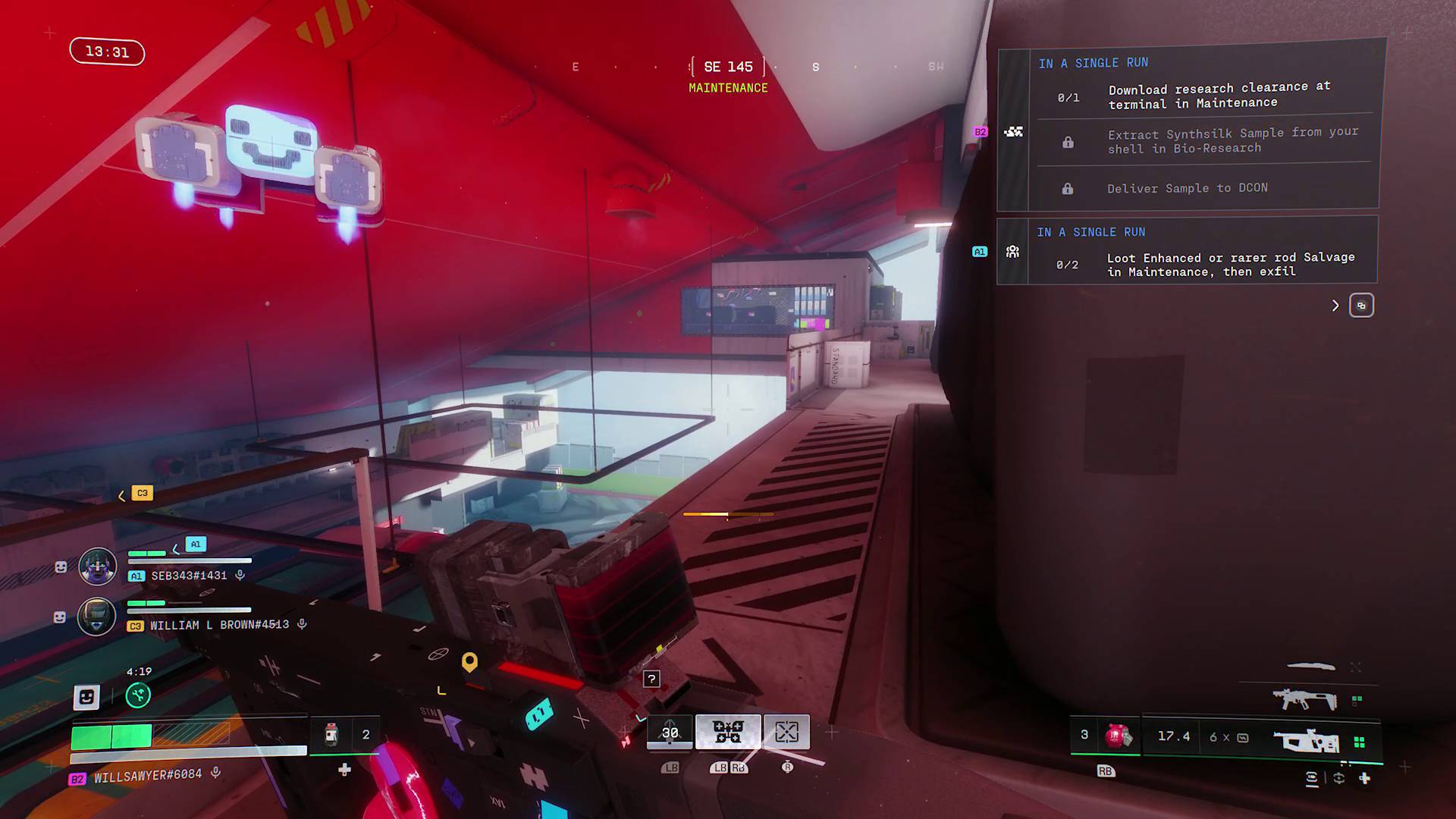 Marathon Parasitism contract Maintenance control room