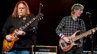 Warren Haynes and Phil Lesh perform with Phil Lesh and Friends at the 23rd Annual Warren Haynes Christmas Jam at The Orange Peel on December 9, 2011 in Asheville, North Carolina.