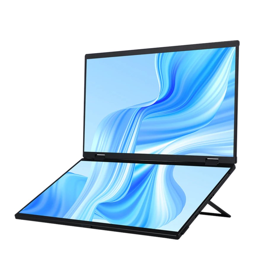 This dual-screen portable monitor is my go-to travel gadget — and
