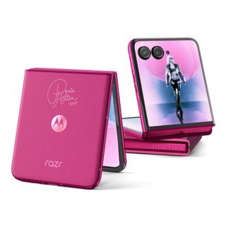 The limited-edition Paris Pink Motorola Razr Plus 2024