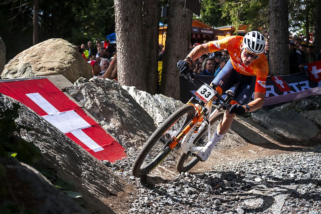 van der poel on mountain bike