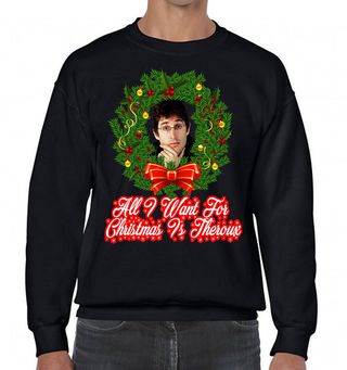 Louis Theroux Christmas jumper